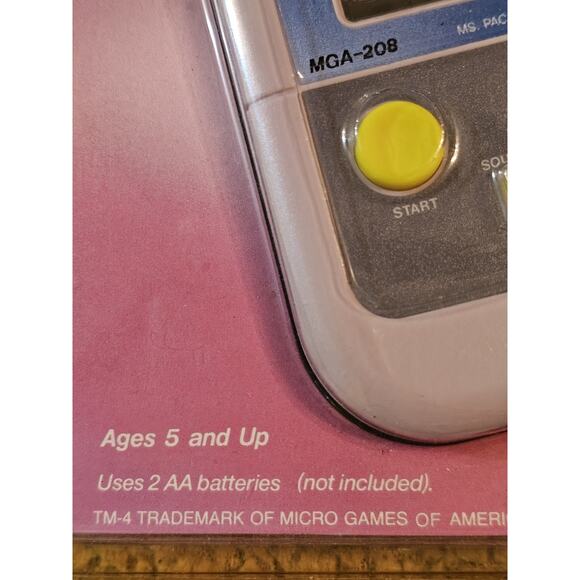 New In Factory Packaging Miss Pac-Man Micro Games Of America Handheld Game... - Picture 5 of 5